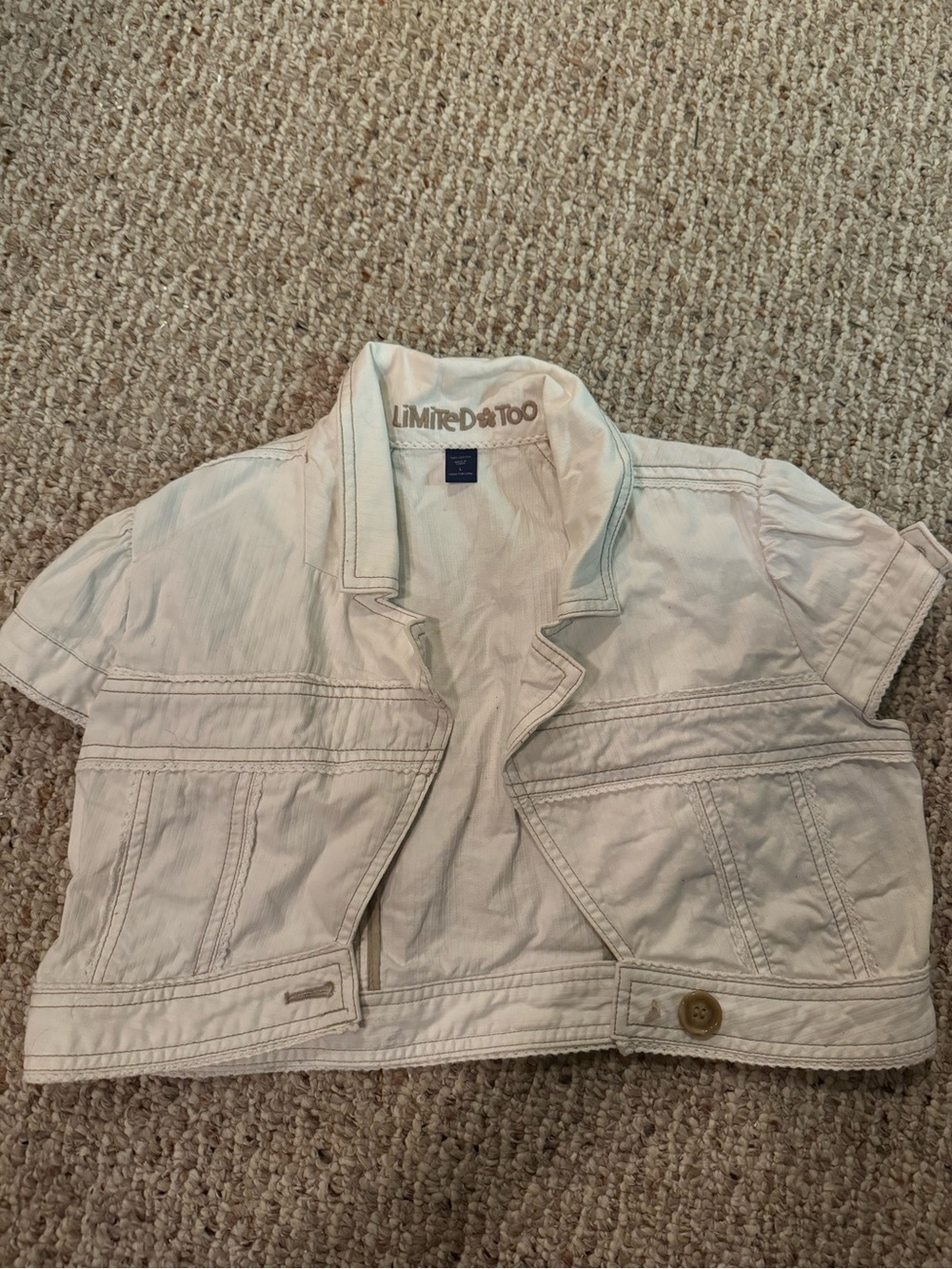 Vintage ‘00s limited too cropped vest